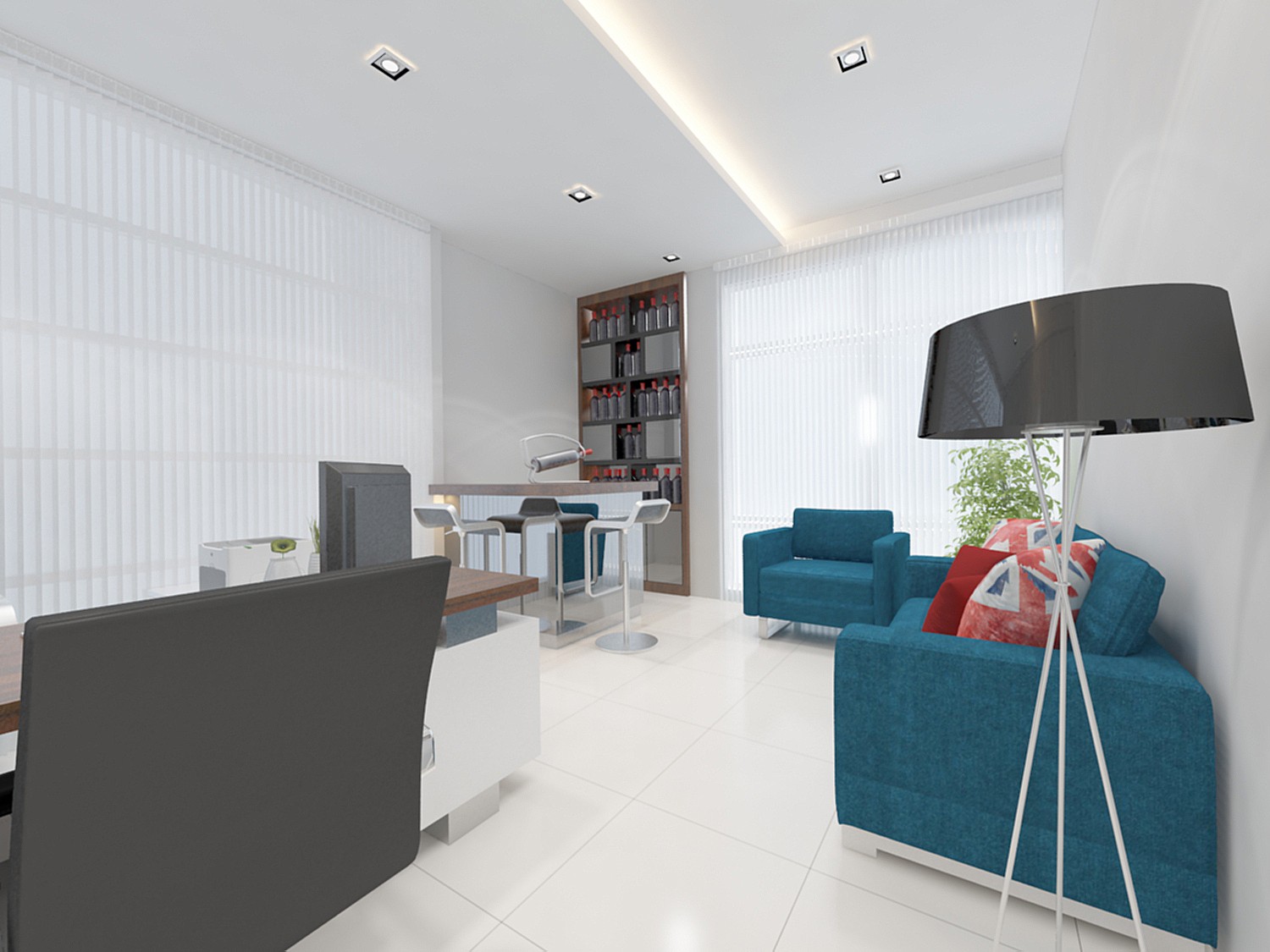 Interior design of office building - Taman sutera, Johor Bahru Interior design of office building - Taman sutera, Johor Bahru