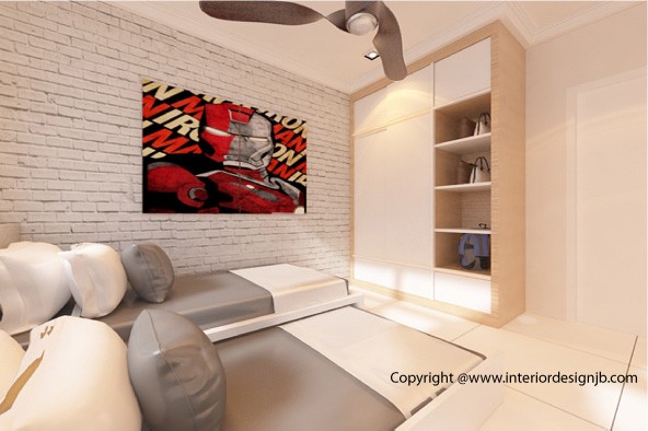 Design of bedroom - Taman Johor Jaya, Johor Bahru Design of bedroom - Taman Johor Jaya, Johor Bahru