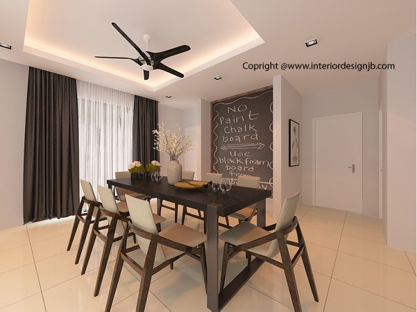 Design of dining hall (interior design) - Taman Bukit Dahlia, Johor Bahru Design of dining hall (interior design) - Taman Bukit Dahlia, Johor Bahru