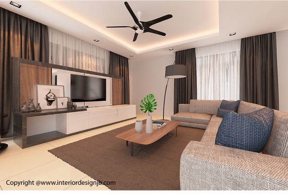 Living Hall (Interior design) - Taman Seri Austin, Johor Bahru Living Hall (Interior design) - Taman Seri Austin, Johor Bahru
