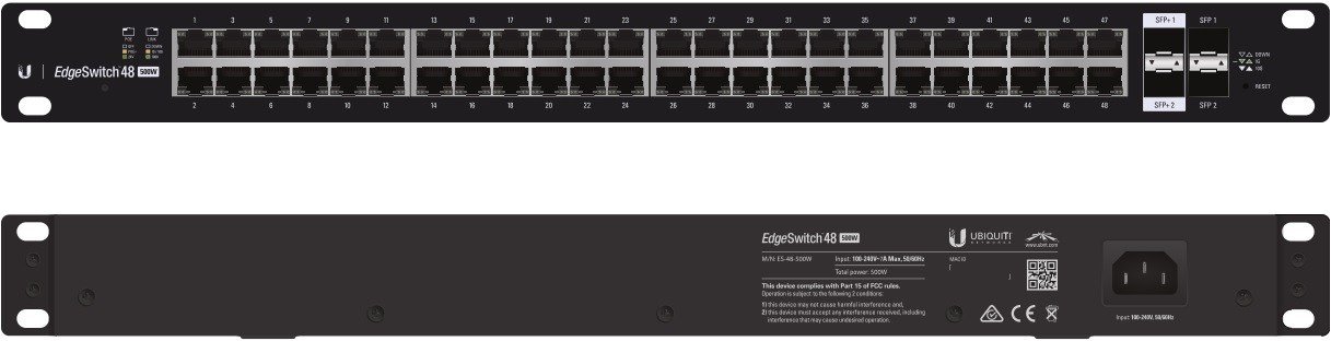 Ubiquiti Edge Switch 48 Port - UBNT-ES-48-500W