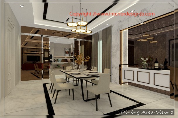 Interior Design Johor Bahru (JB) - Dining hall decoration and renovation Interior Design Johor Bahru (JB) - Dining hall decoration and renovation