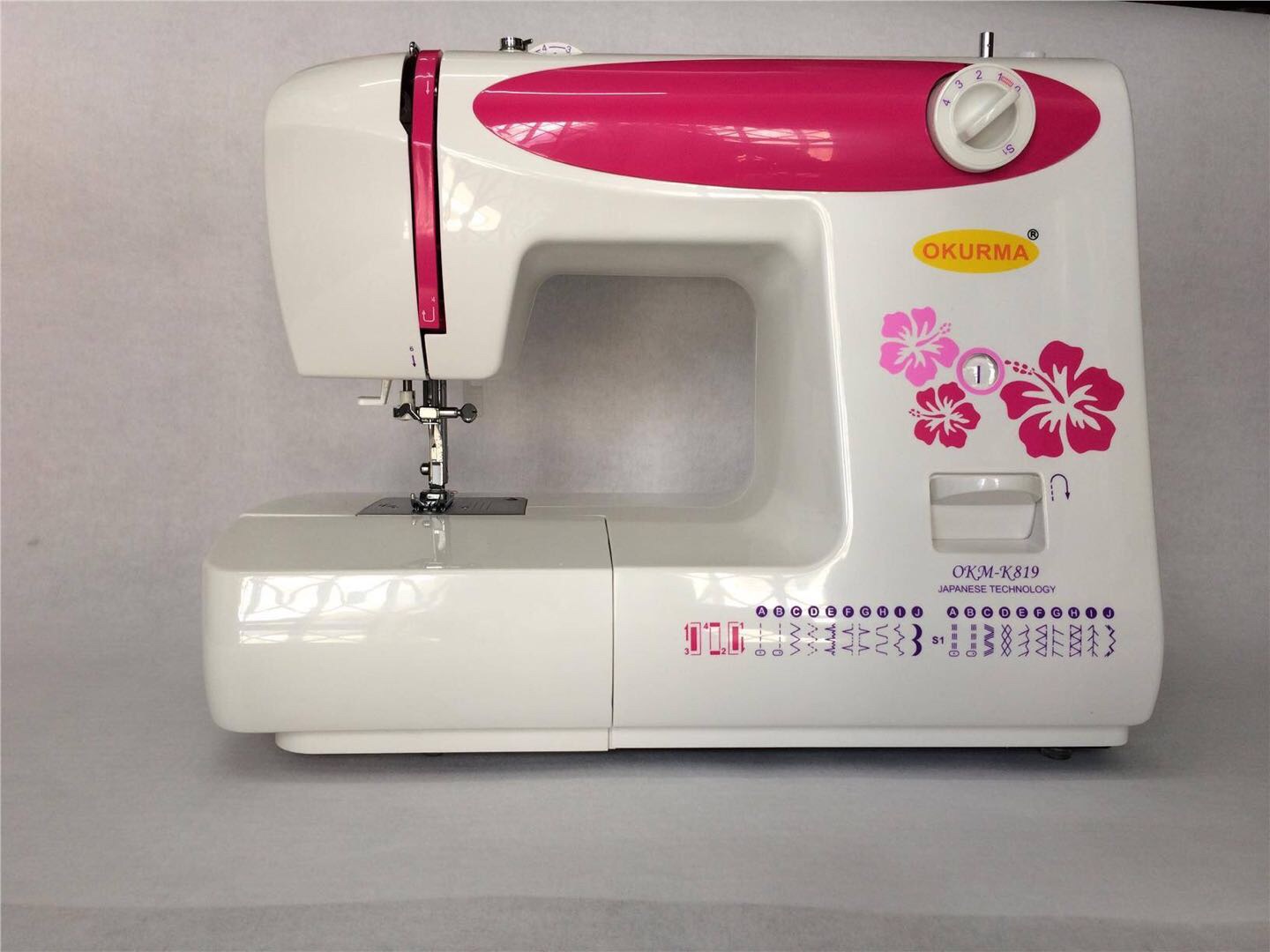 New Okurma Portable Zie Zig Sewing Machine 