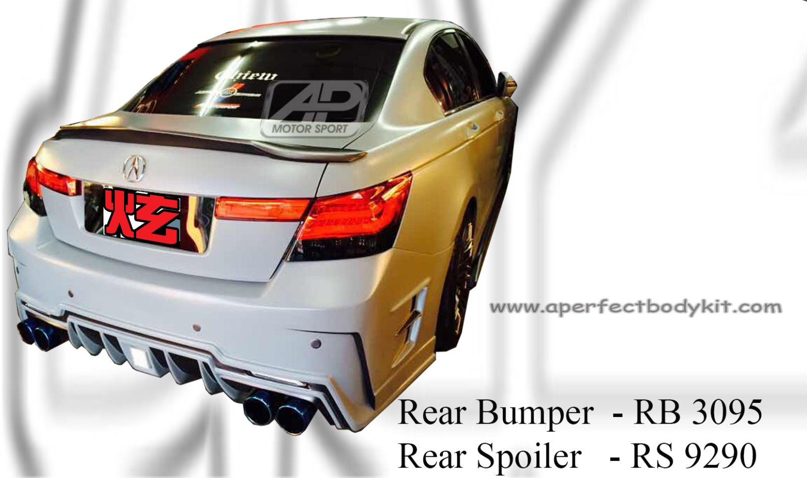 Honda Accord 2011 Rear Bumper & Rear Spoiler Honda Accord 2011 Johor