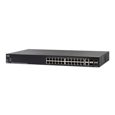Cisco 24-port Gigabit POE Stackable Switch.SG350X-24MP/SG350