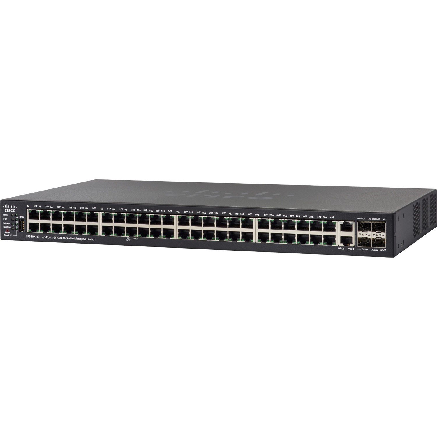 Cisco 48-port 10/100 Stackable Switch.SF550X-48/SF550X-48-K9
