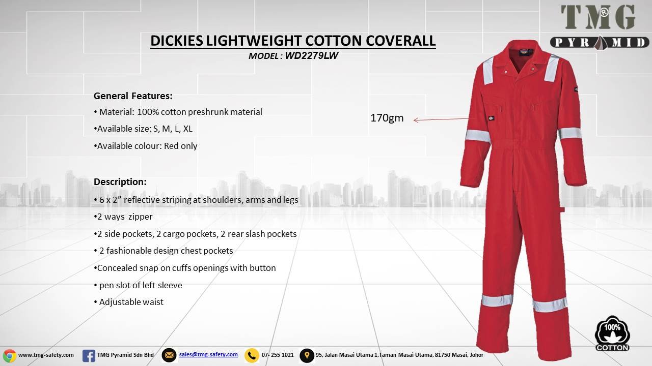 NEW STOCK DICKIES COVERALL NEW STOCK DICKIES COVERALL