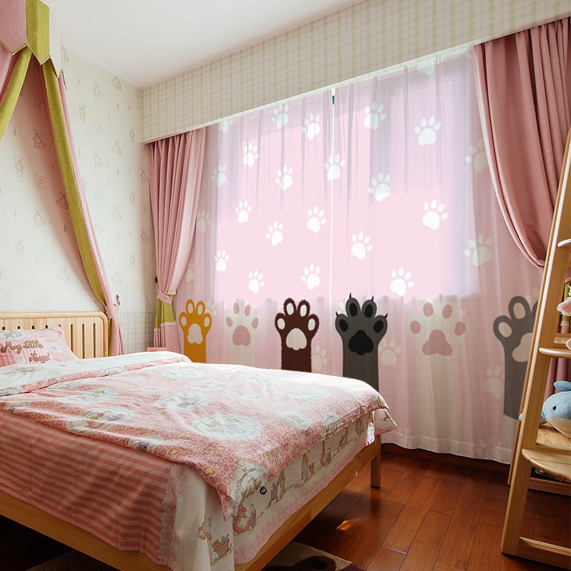 Curtain Cat Design 1081