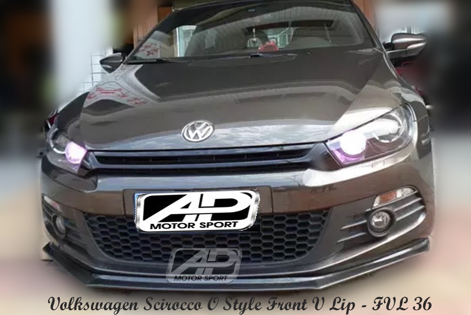 Volkswagen Scirocco O Style Front V Lip 