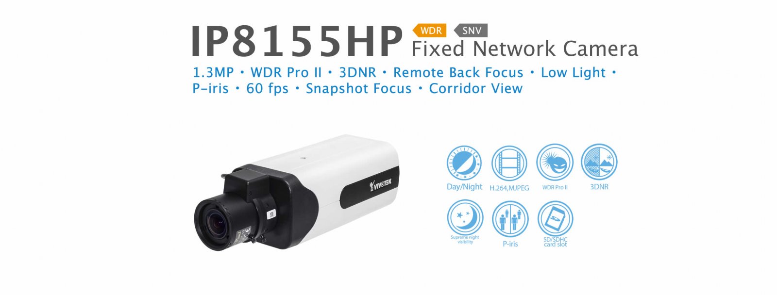 IP8155HP. Vivotek Fixed Network Camera