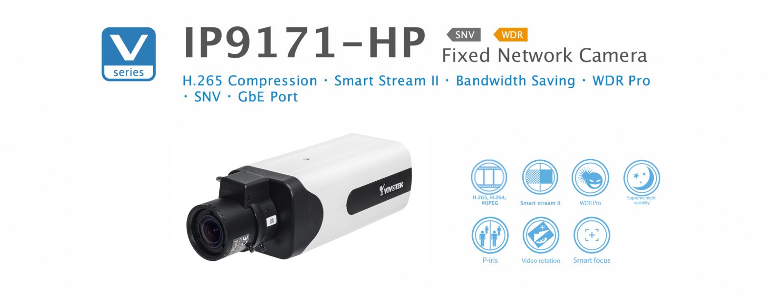 IP9171-HP. Vivotek Fixed Network Camera