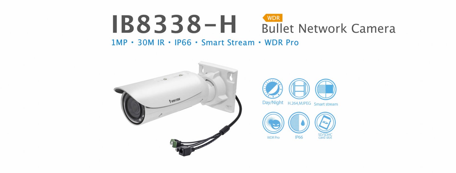 IB8338-H. Vivotek Bullet Network Camera