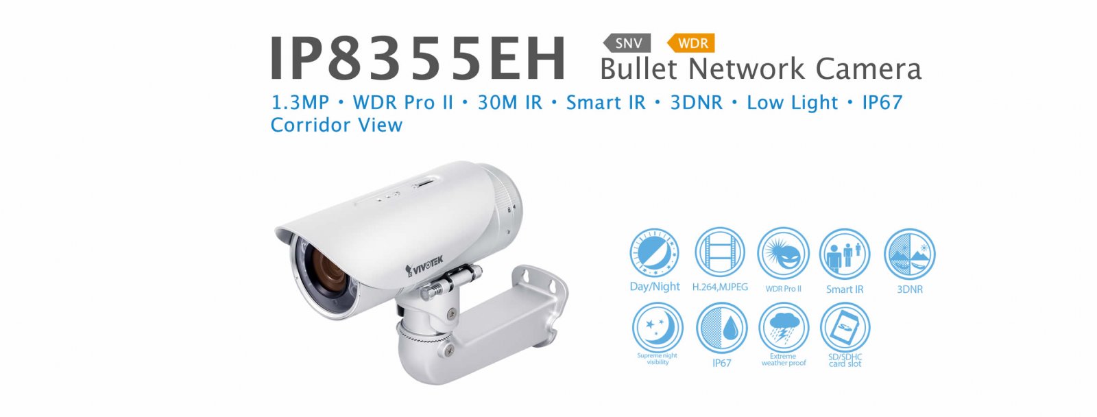IP8355EH. Vivotek Bullet Network Camera