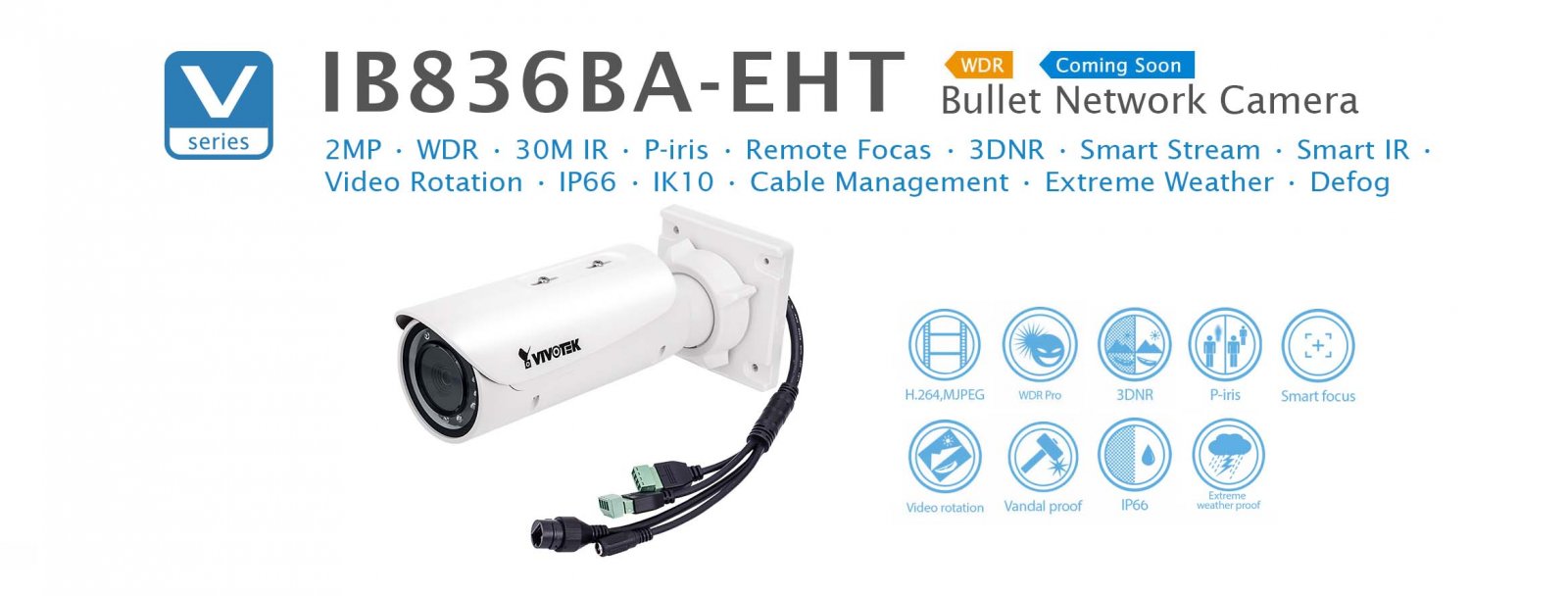 IB836BA-H. Vivotek Bullet Network Camera