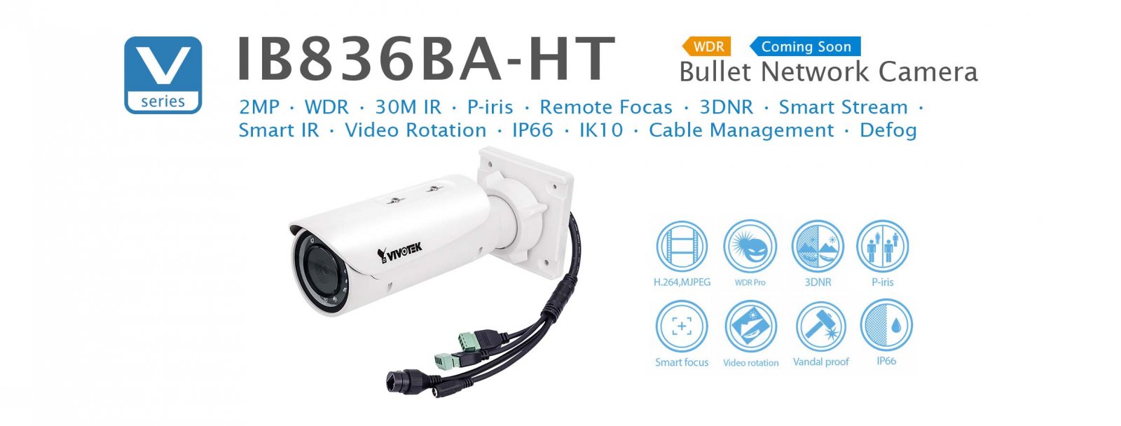 IB836BA-H. Vivotek Bullet Network Camera