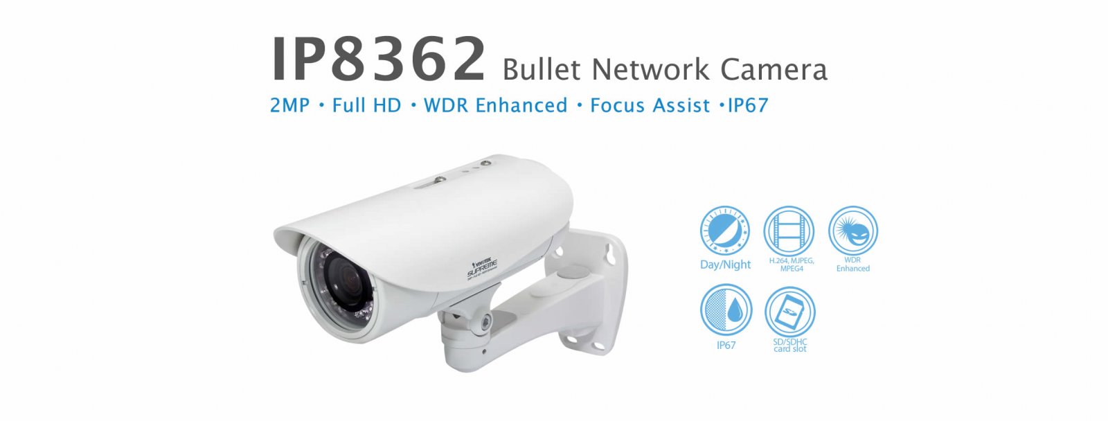 IP8362. Vivotek Bullet Network Camera