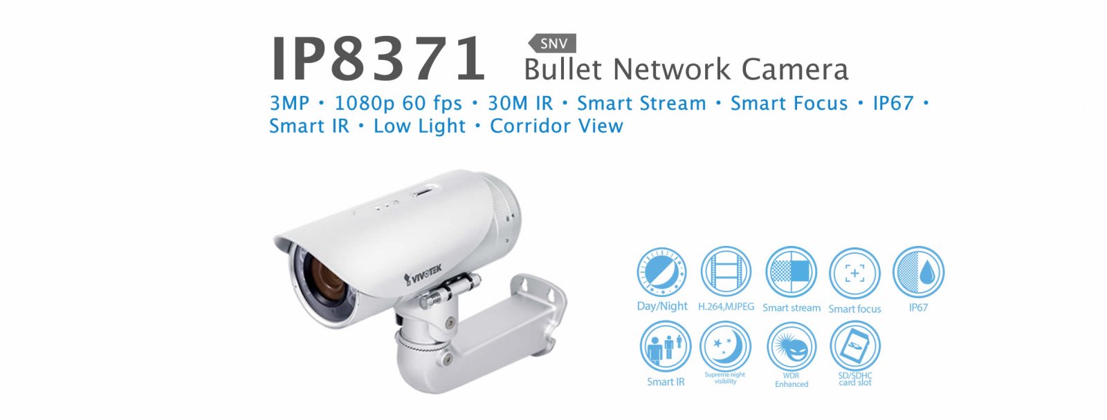 IB9371-HT. Vivotek Bullet Network Camera