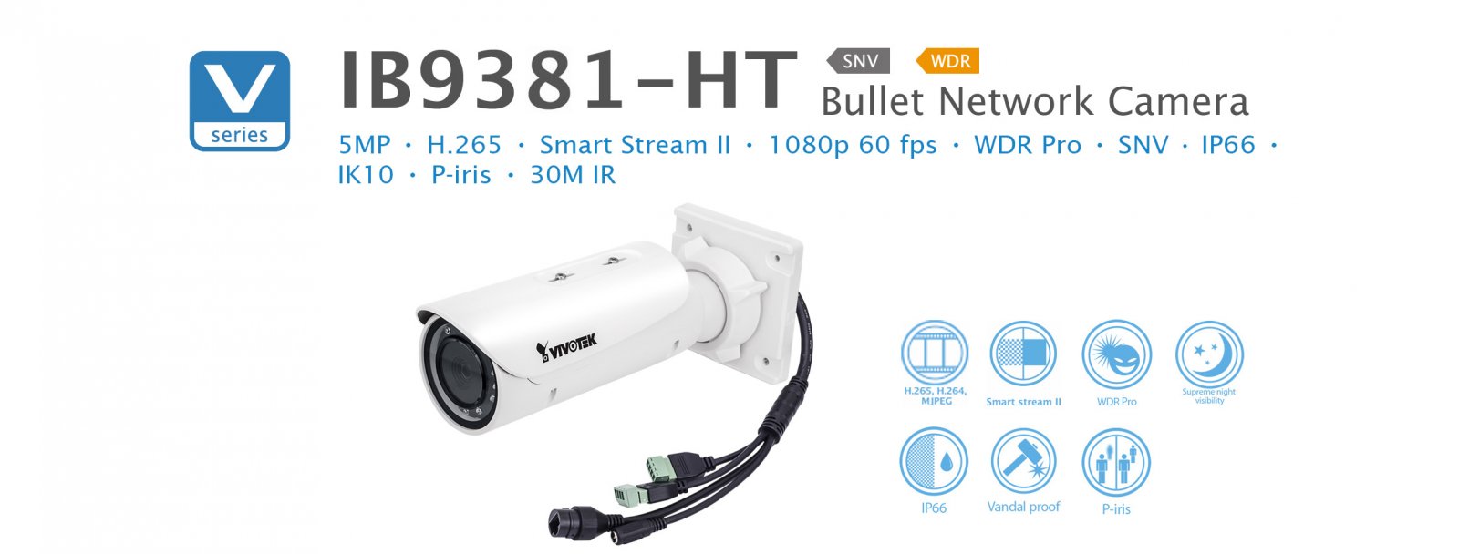 IB9381-HT. Vivotek Bullet Network Camera