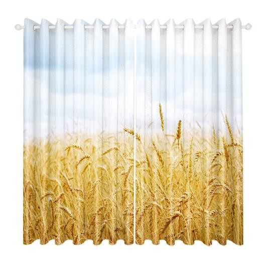 Flower design curtain