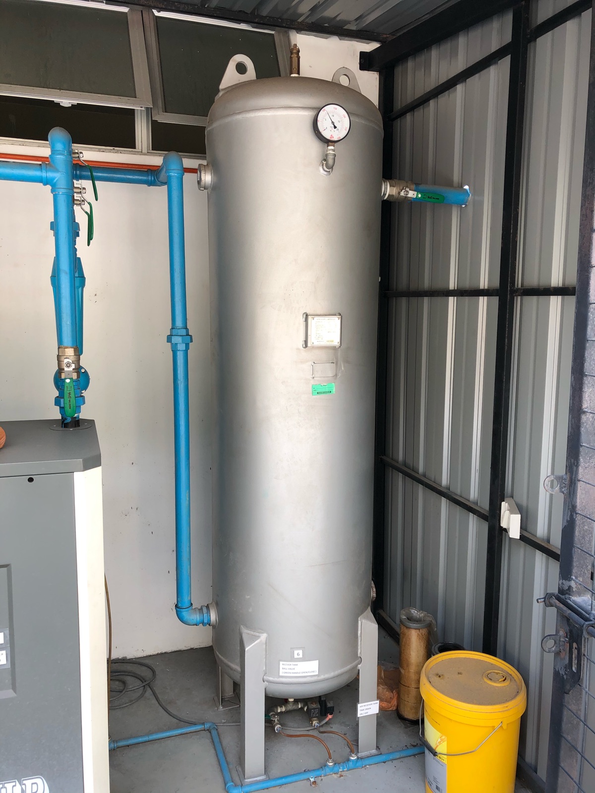 500 Litres Air Receiver Tank Installation Works 