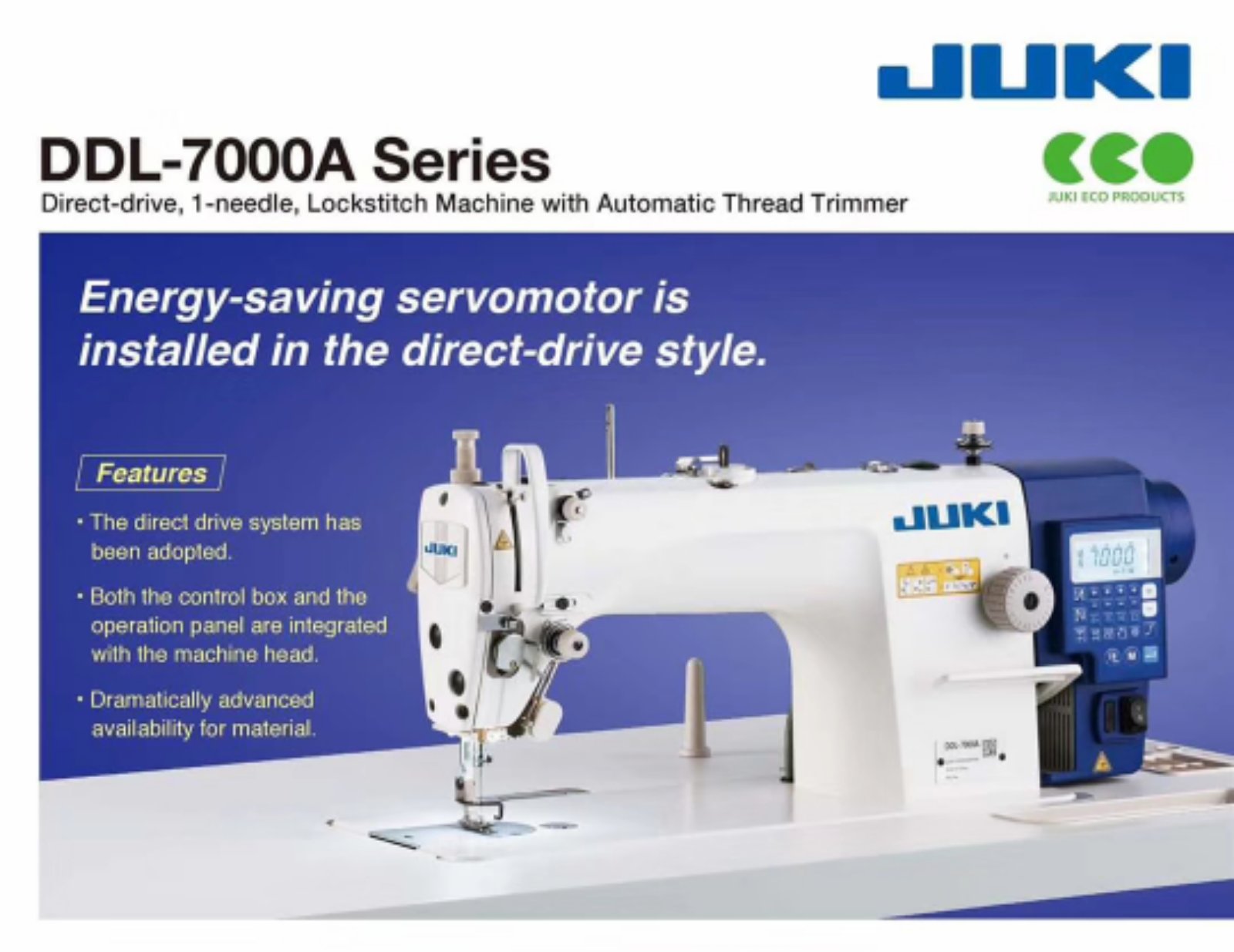 New Juki Super Hi Speed Automatik Sewing Machine 