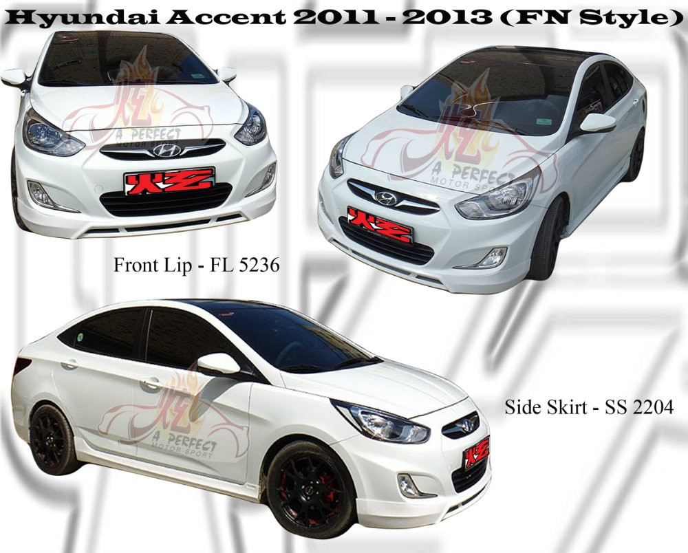 Hyundai Accent 2012-2017 FN Style Bodykits 