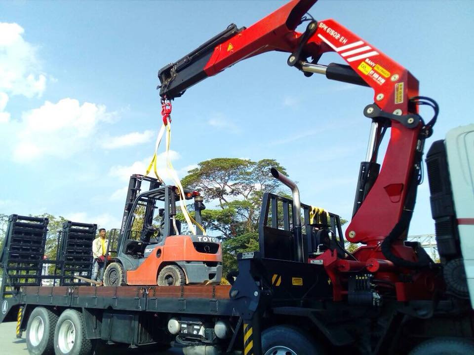 LORRY CRANE FOR RENT - JOHOR BAHRU, PASIR GUDANG, MASAI, SEL