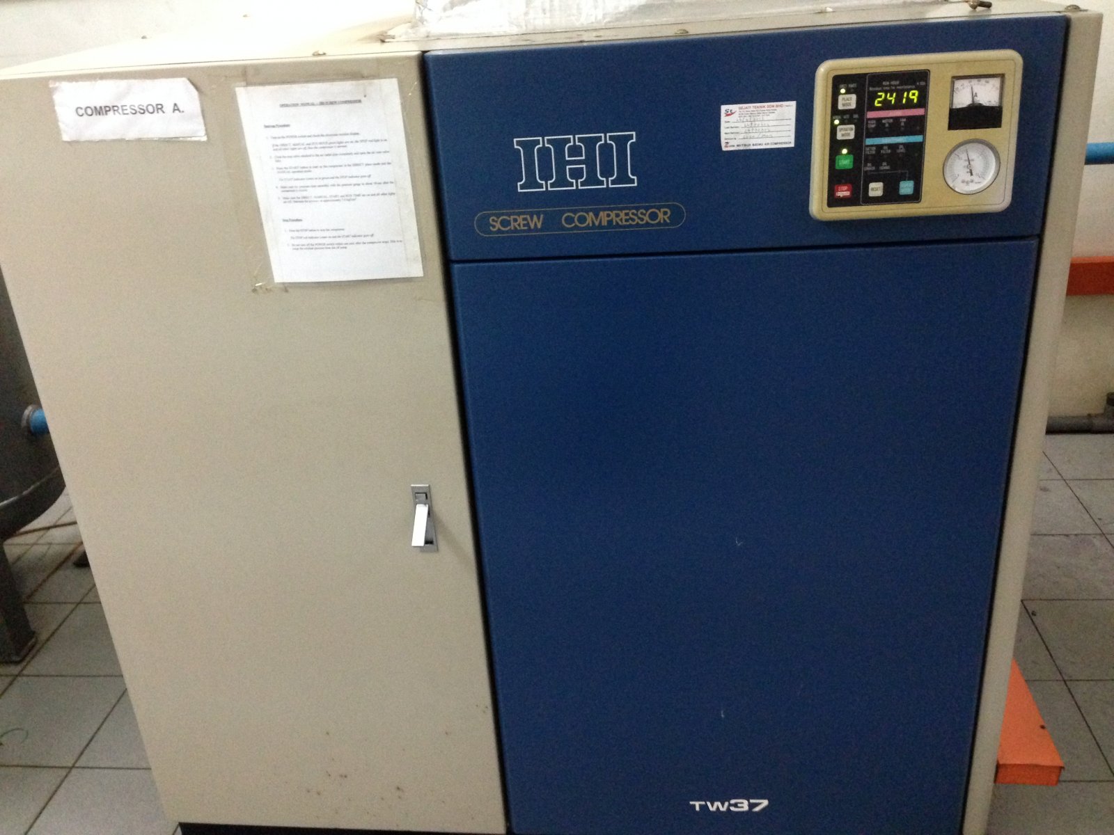 IHI Air Compressor TW37