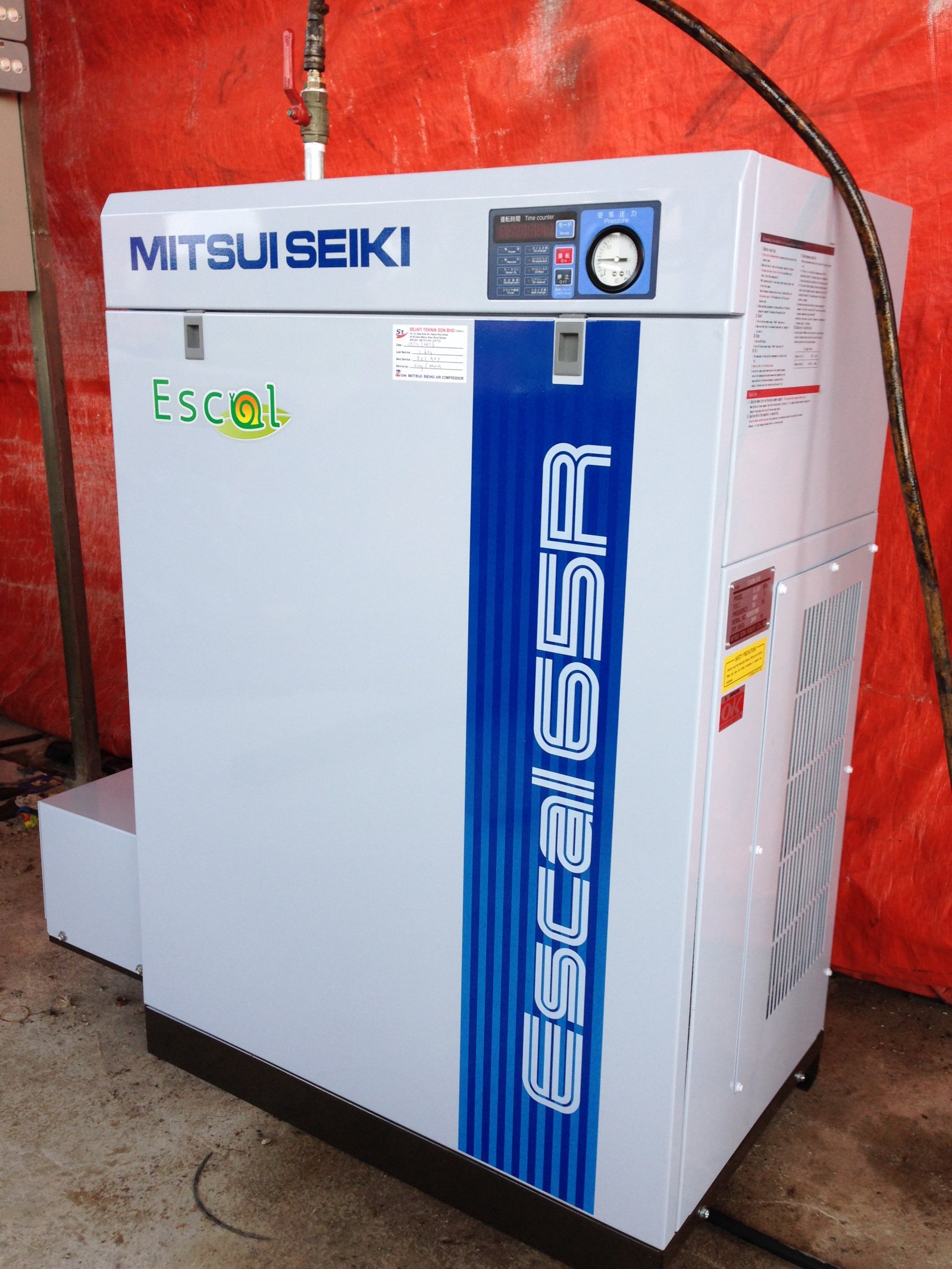 Mitsui Seiki Air Compressor ESCAL65R