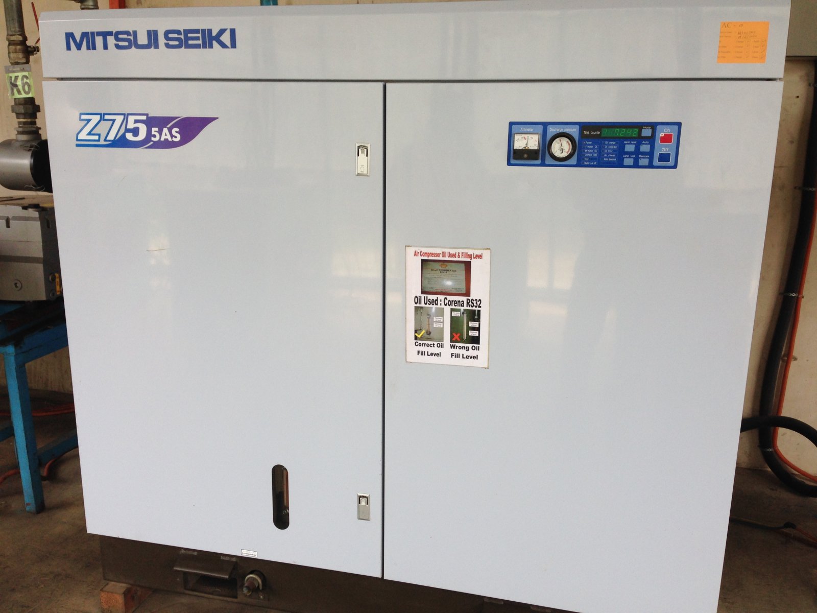 Mitsui Seiki Air Compressor Z755AS