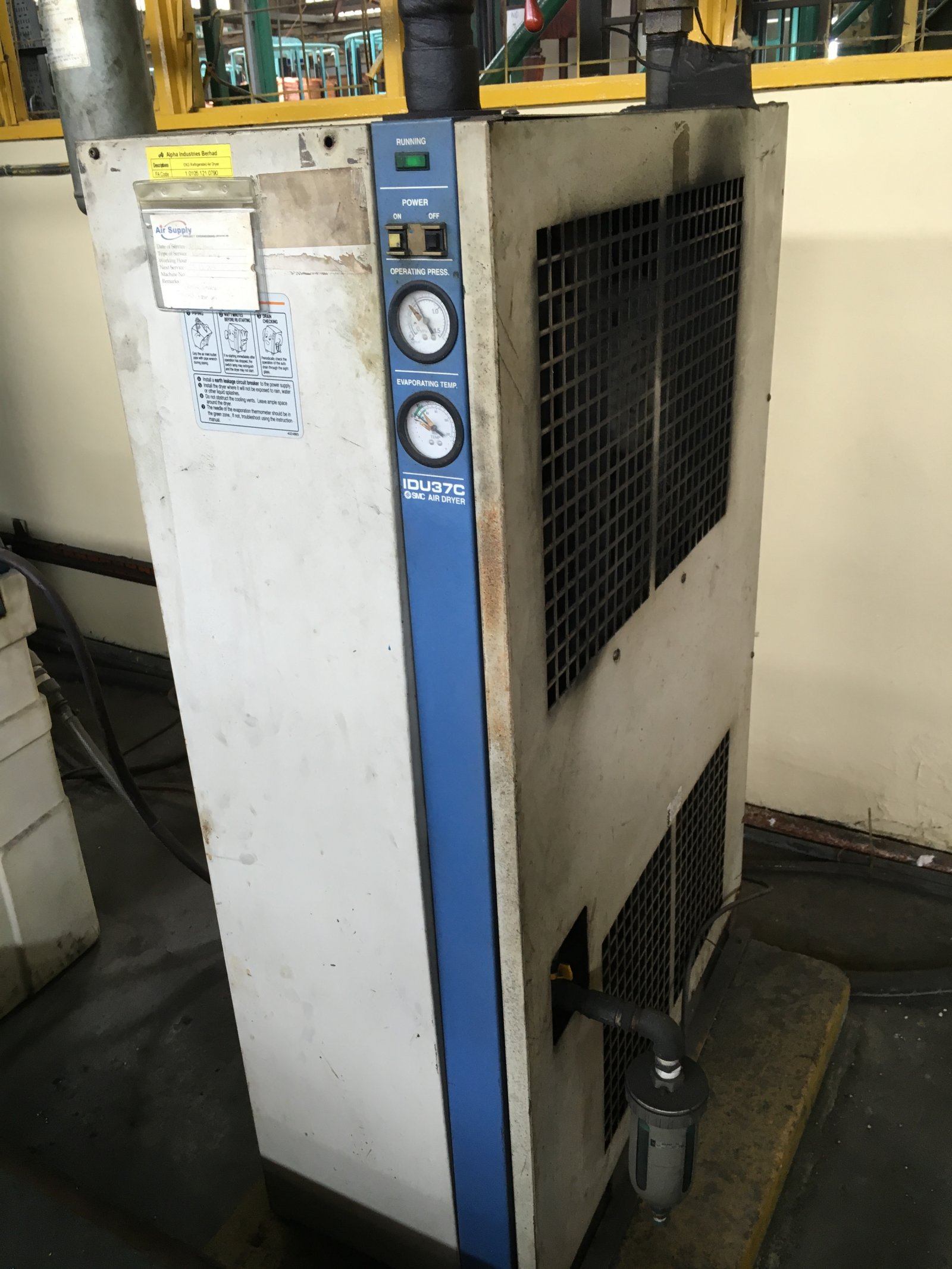 SMC Air Dryer IDU37C