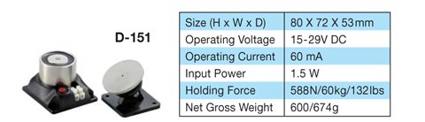 D-151. DEMCO Magnetic Door Holder. #ASIP Connect