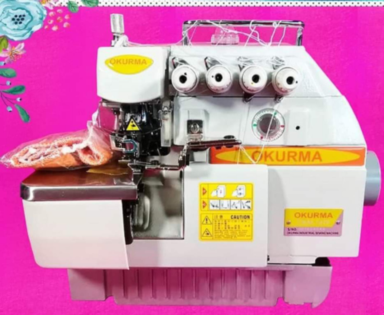 Okurma Industrial Overlock Sewing Machine 