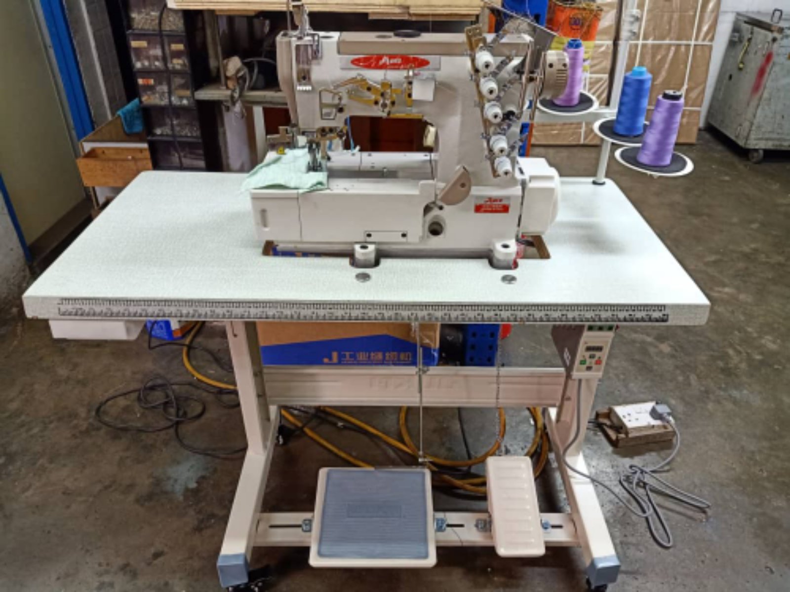 New Ame Industrial Interlock coverstitch Sewing Machine 
