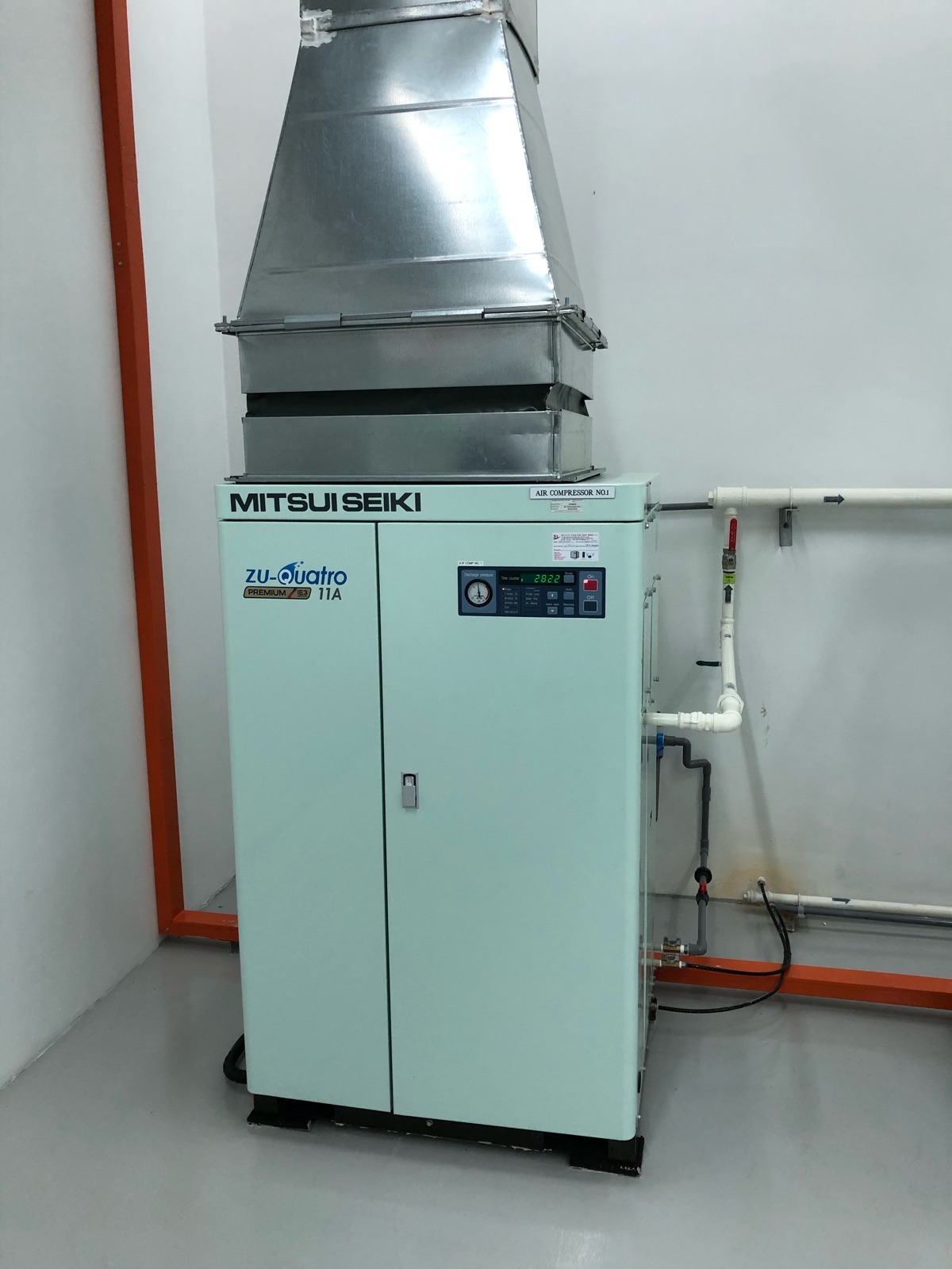 Mitsui Seiki Oil Free Air Compressor ZU115A5 