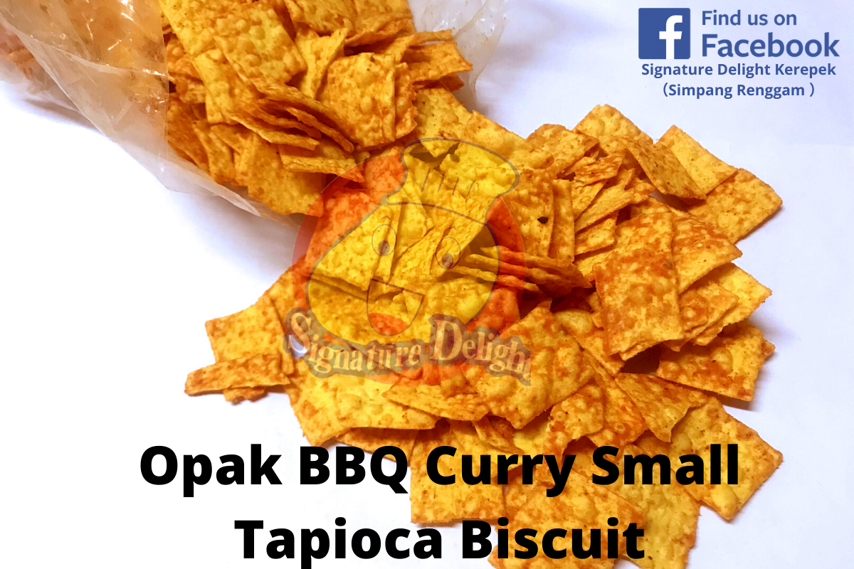 Opak BBQ Curry Small Tapioca Biscuit