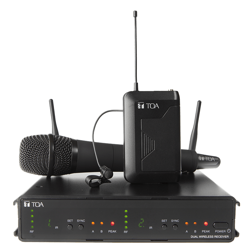 WS-402. TOA Dual Channel Wireless Set