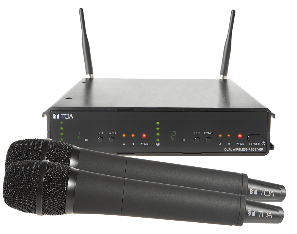 WS-422. TOA Dual Channel Wireless Set. #ASIP Connect