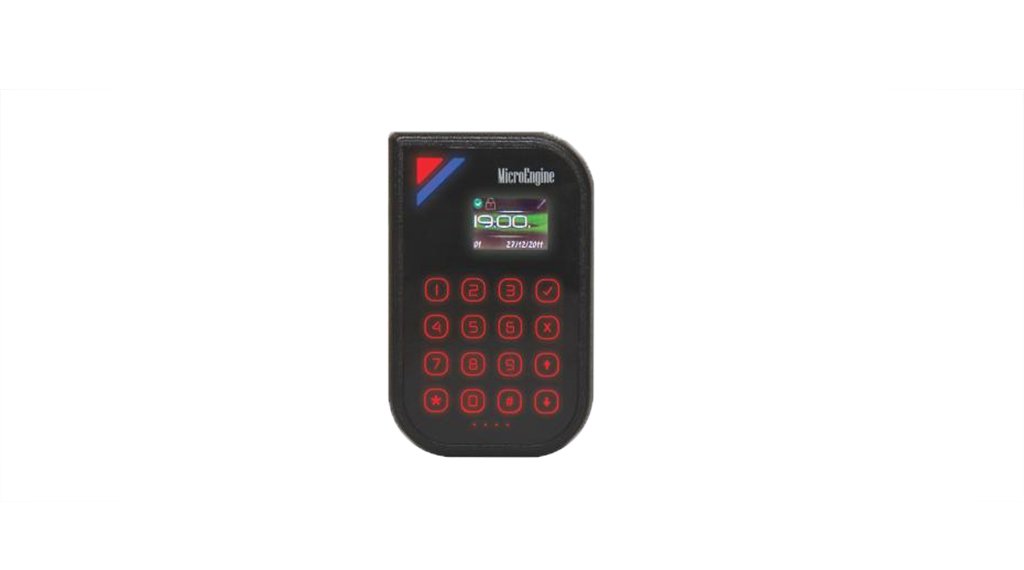 Plato-P80KLS. MicroEngine Proximity Reader with Keypad &