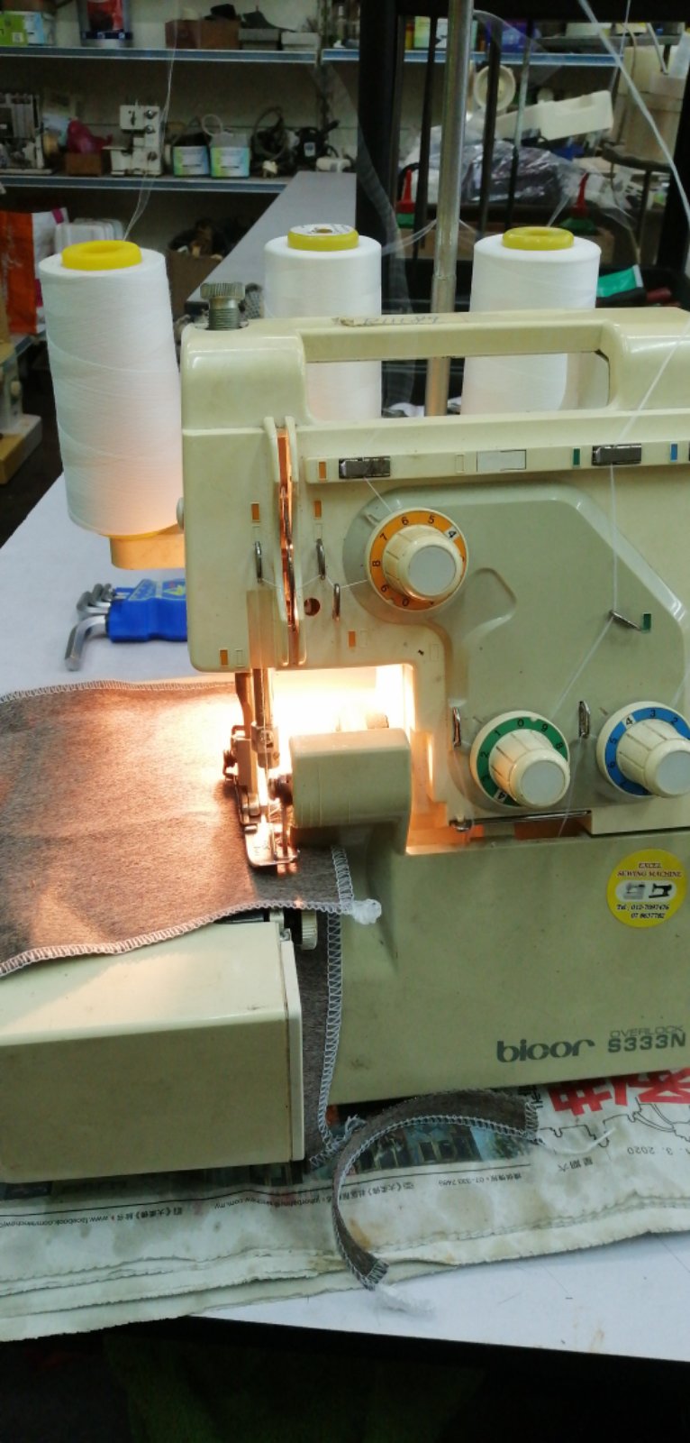 Repair Sevis Bocor Portable Overlock Sewing Machine 