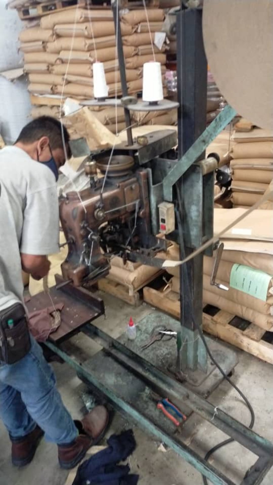 Repair Sevis Industrial Bag Closing Machine 