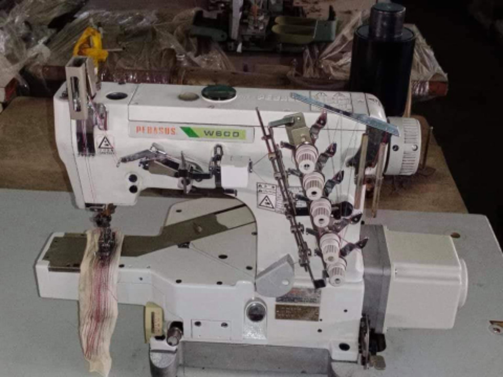 Pegasus Industrial Interlock coverstitch Sewing Machine 