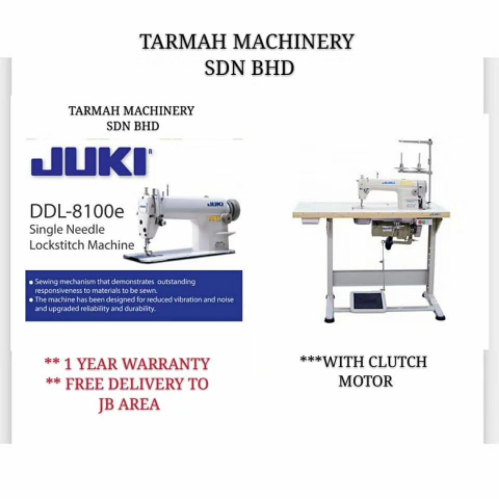 Juki Hi Speed Industrial sewing machine 