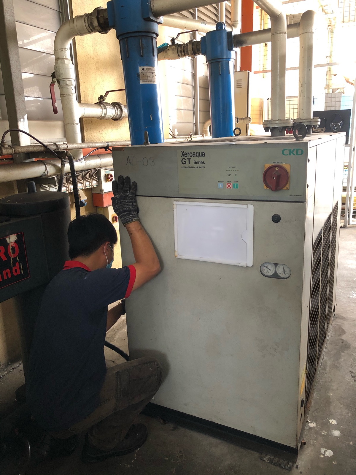 Service 250 HP CKD Air Dryer GT7200D-H-AC200V 