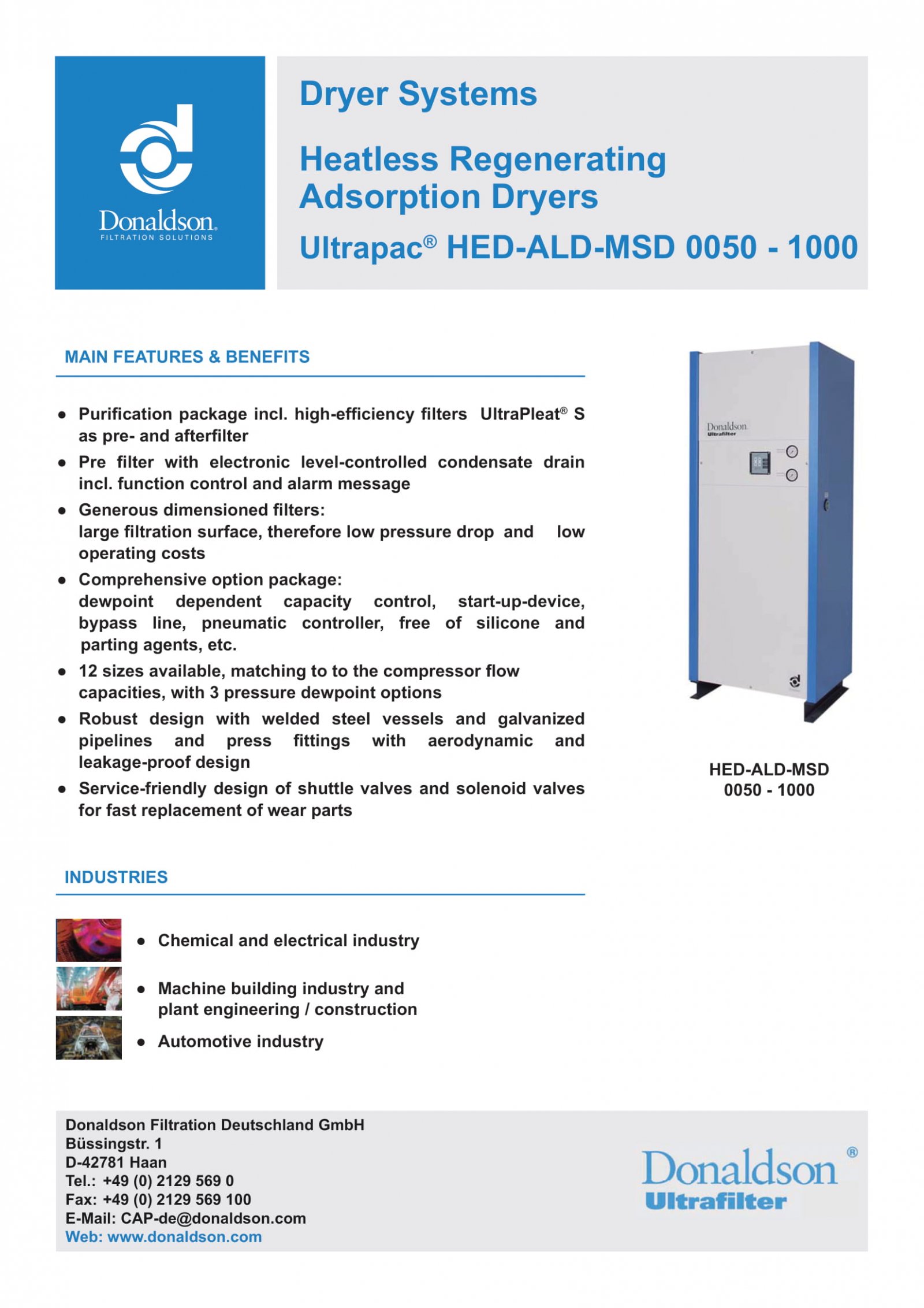 Donaldson HED ALD MSD 1