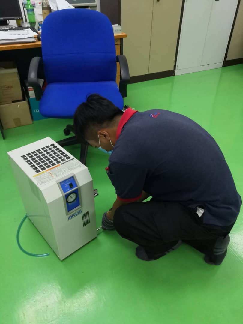 New Installation SMC Air Dryer IDFA3E for CMM Machine 