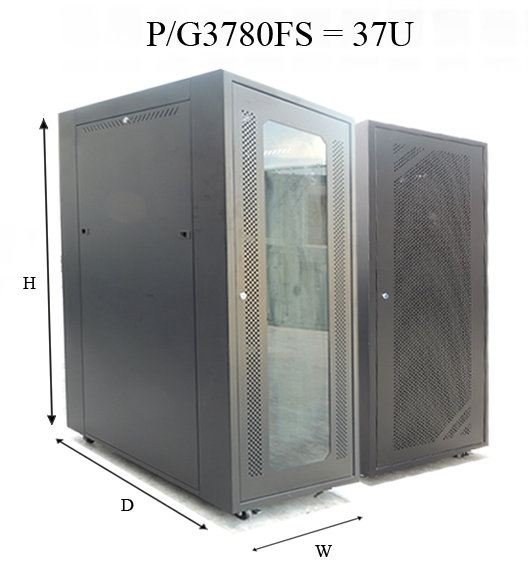 P3780FS/G3780FS. GrowV 37U Floor Stand Rack (PERFORATED / TE