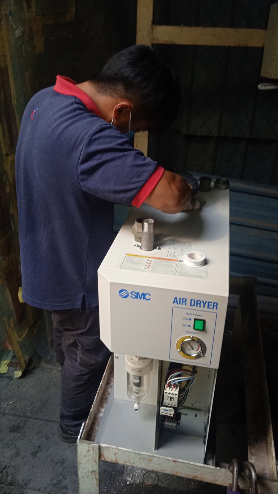 SMC Air Dryer New Installation IDFC60-23