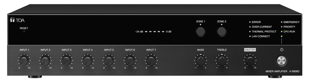 A-3612D.TOA Digital Mixer Amplifier