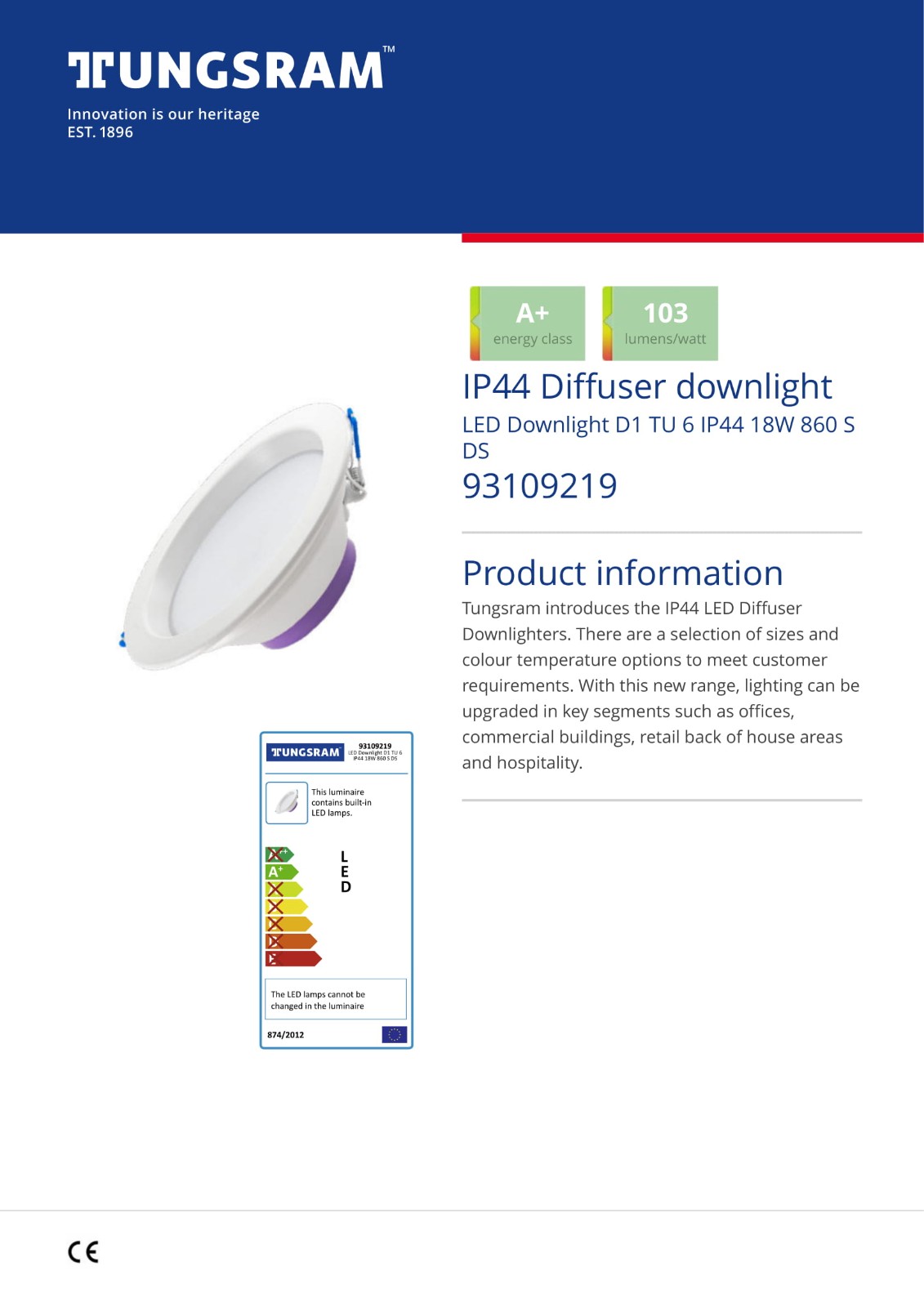 Downlight IP44